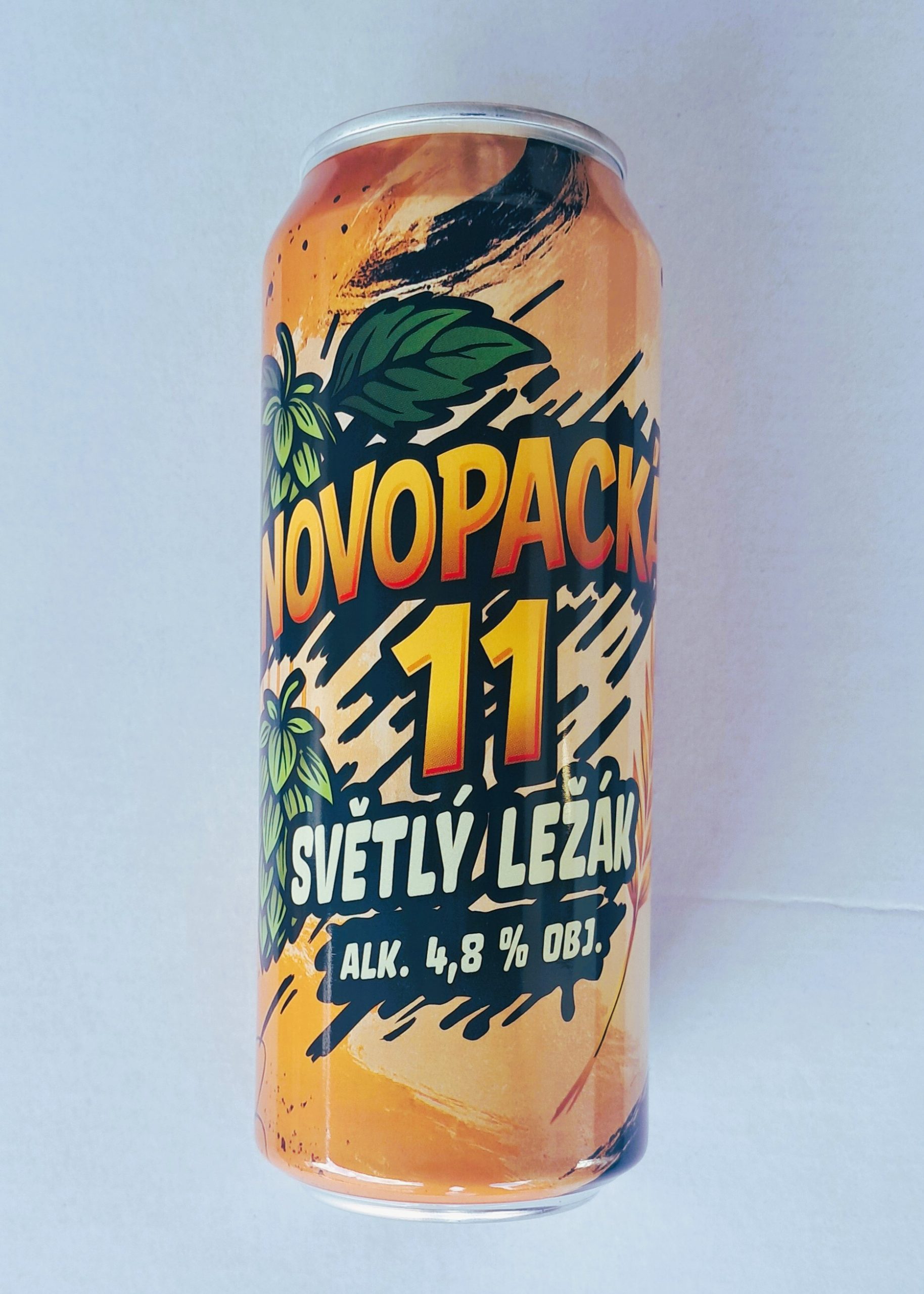 Novopacká 11,  plechovka 0,5L
